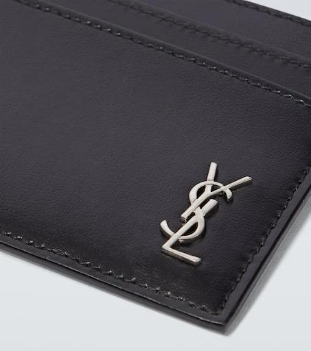 商品Yves Saint Laurent|Tiny Cassandre leather cardholder,价格¥2577,第3张图片详细描述