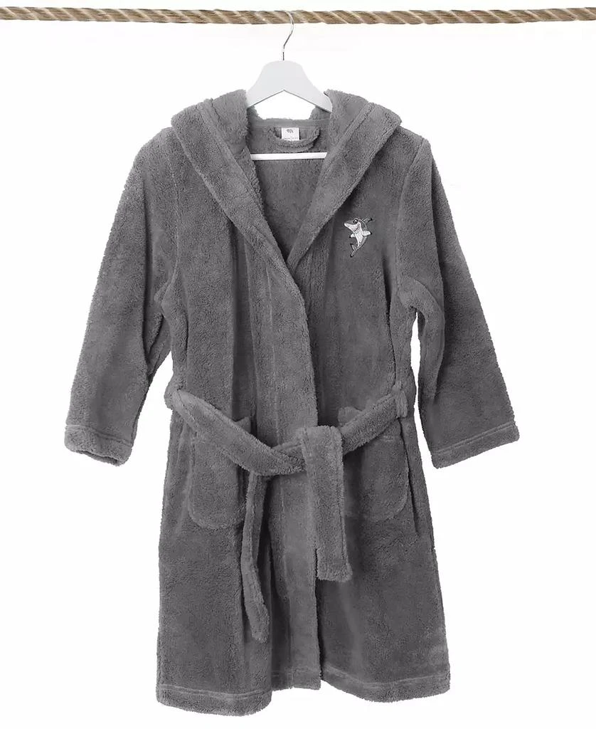 商品Linum Home Textiles|Kids Shark Super Plush Double Brushed Hooded Bathrobe,价格¥546,第1张图片