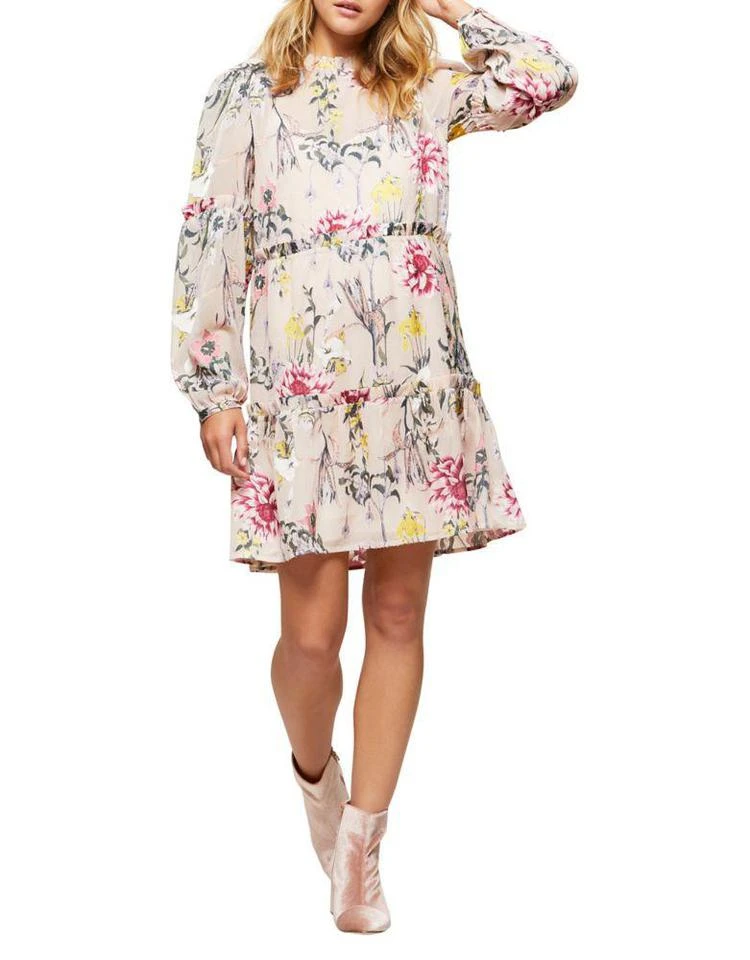 商品Miss Selfridge|Floral Burnout Smock Dress,价格¥113,第2张图片详细描述