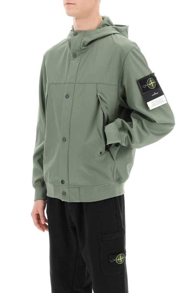 商品Stone Island|light soft shell-r hooded jacket,价格¥2179,第4张图片详细描述