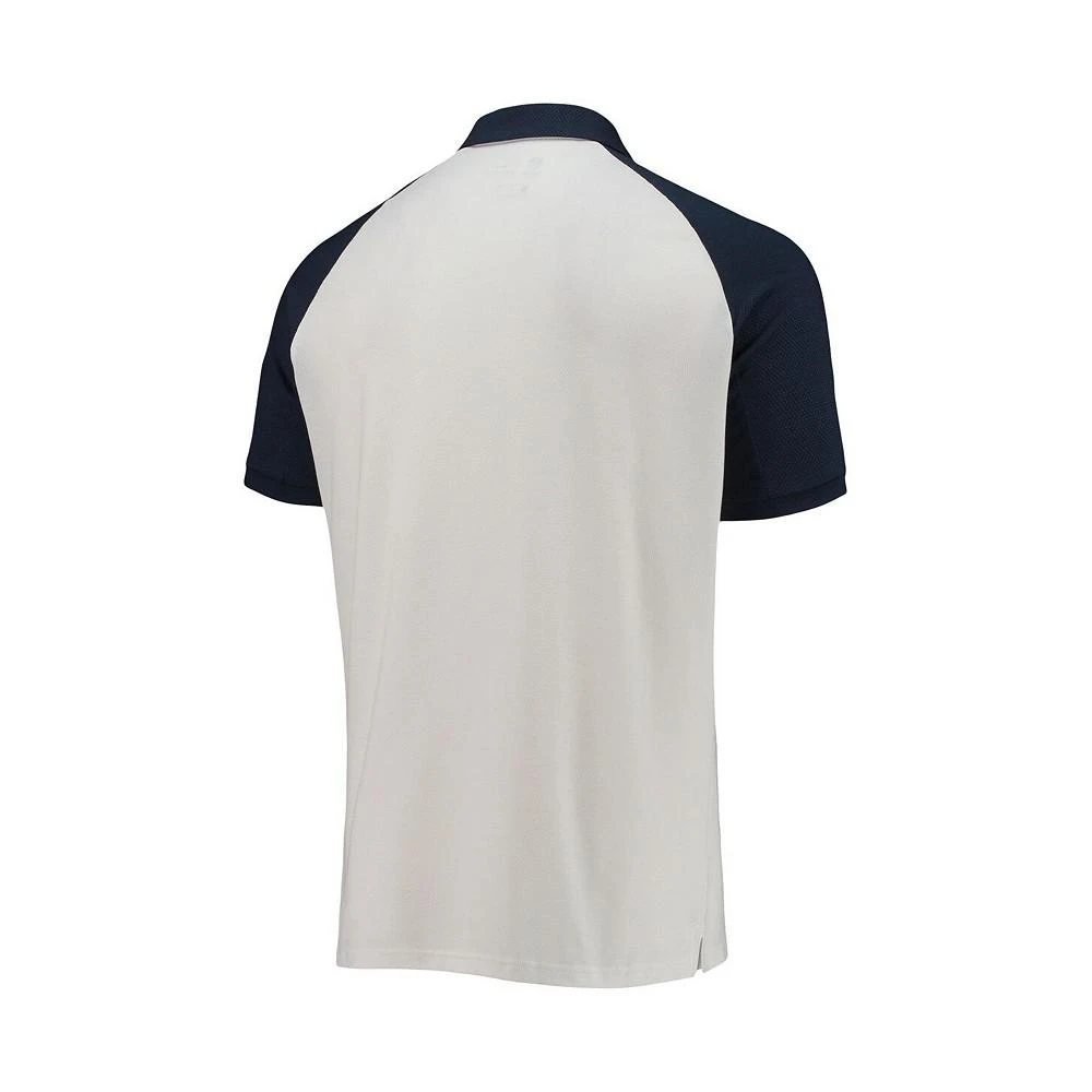 商品NIKE|Men's White Dallas Cowboys Performance Tri-Blend Raglan Polo Shirt,价格¥535,第3张图片详细描述