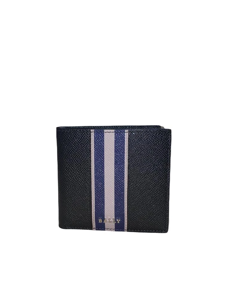 商品Bally|NEW Bally Brasai Men's 6232184 Black Leather Bifold Wallet MSRP,价格¥1230,第1张图片