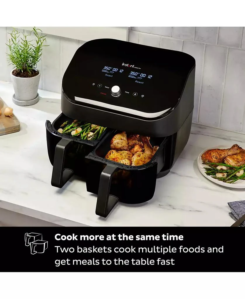 商品Instant pot|Vortex Plus XL 8 Qt. Dual Basket Air Fryer,价格¥1414,第5张图片详细描述