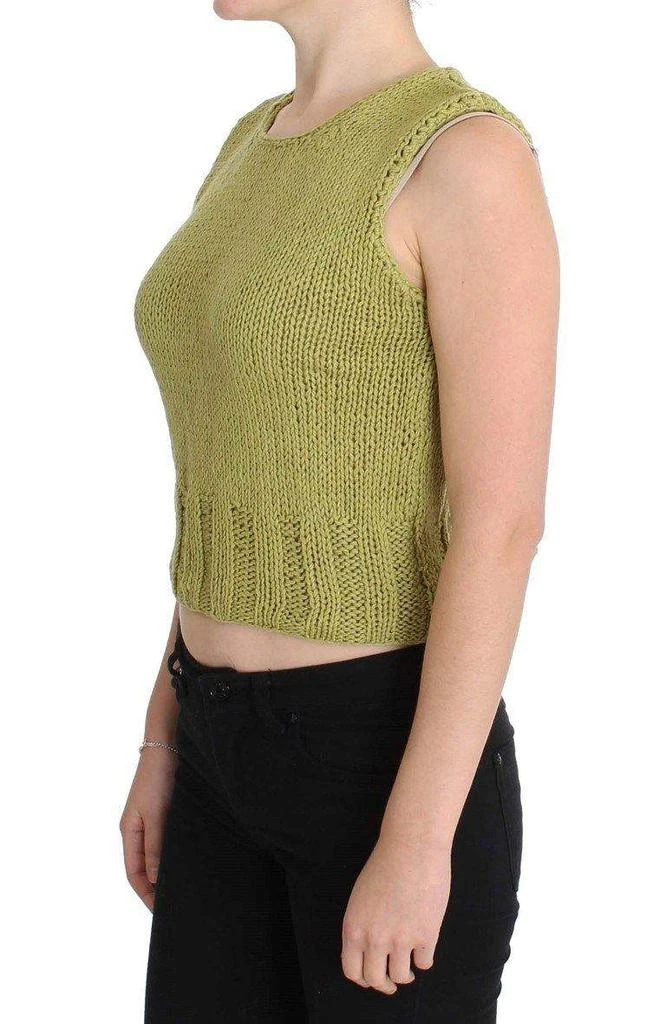 商品PINK MEMORIES|PINK MEMORIES  Cotton Blend Knitted Sleeveless Sweater,价格¥1085,第2张图片详细描述