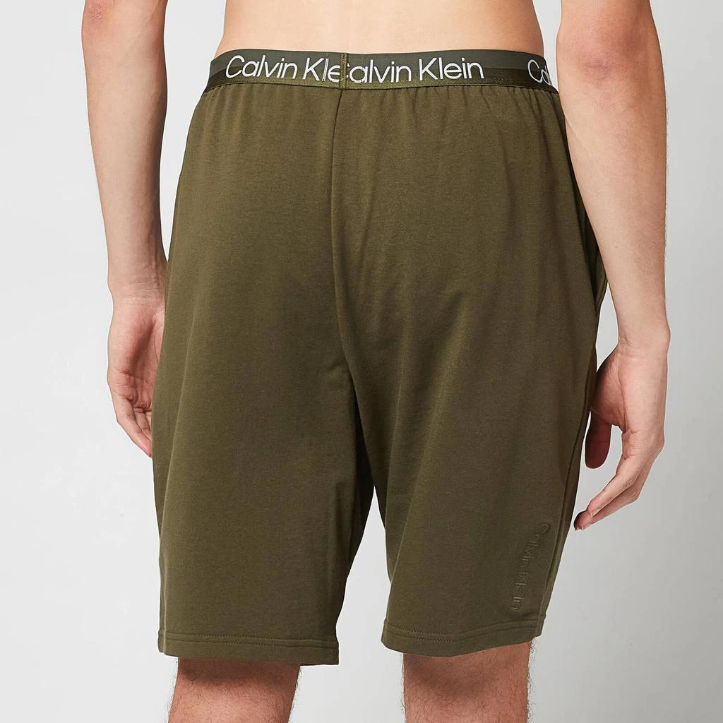 商品Calvin Klein|Calvin Klein Men's Sleep Shorts - Army Green,价格¥245,第2张图片详细描述