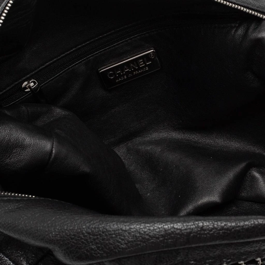 Chanel Black Leather Medium Luxe Ligne Bowler Bag 商品