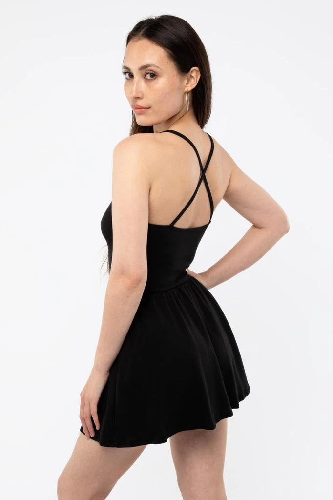 商品Los Angeles Apparel|43206X - Baby Rib Cross Back Summer Mini Dress,价格¥266,第2张图片详细描述