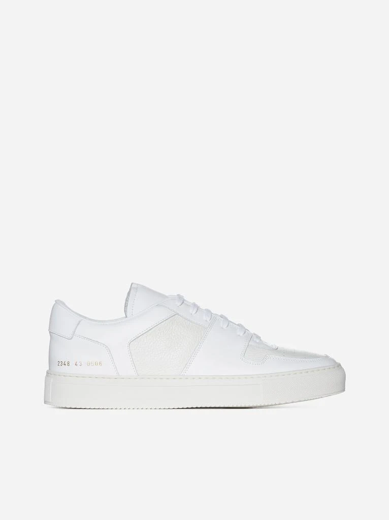 商品Common Projects|Decades Low leather sneakers,价格¥1344,第1张图片