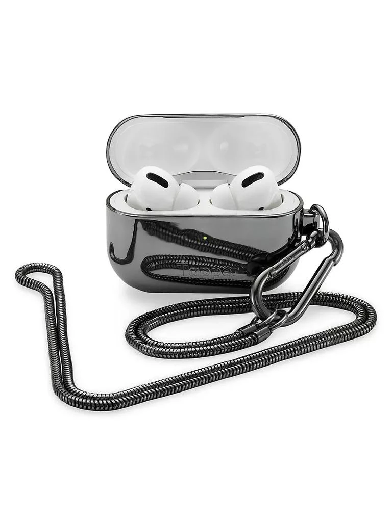 商品Tapper|Hematite-Plated Brass Airpods Pro Neck Case,价格¥593,第3张图片详细描述