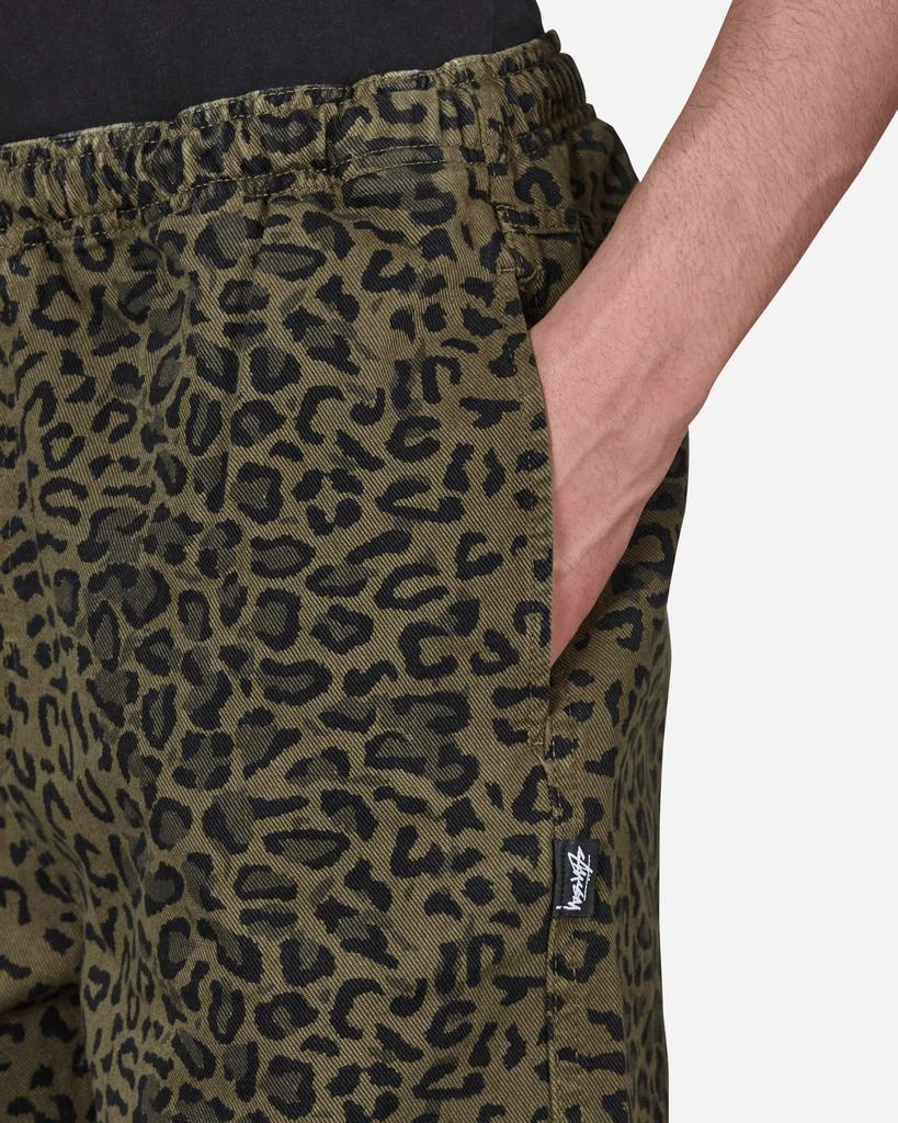 商品STUSSY|Leopard Beach Pants Green,价格¥684,第5张图片详细描述