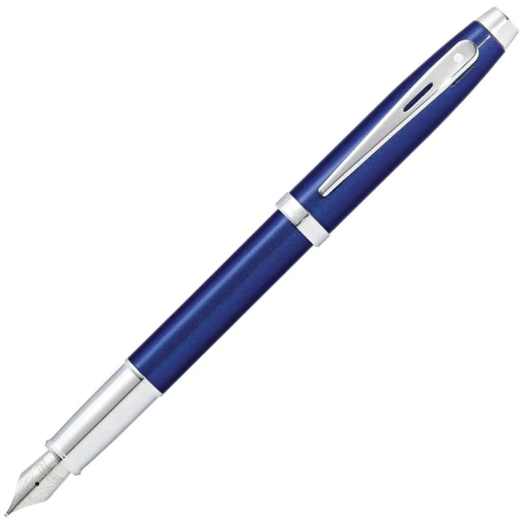 商品Sheaffer|Sheaffer Fountain Pen - 100 Glossy Blue Lacquer Cut Out Clip,价格¥383,第2张图片详细描述