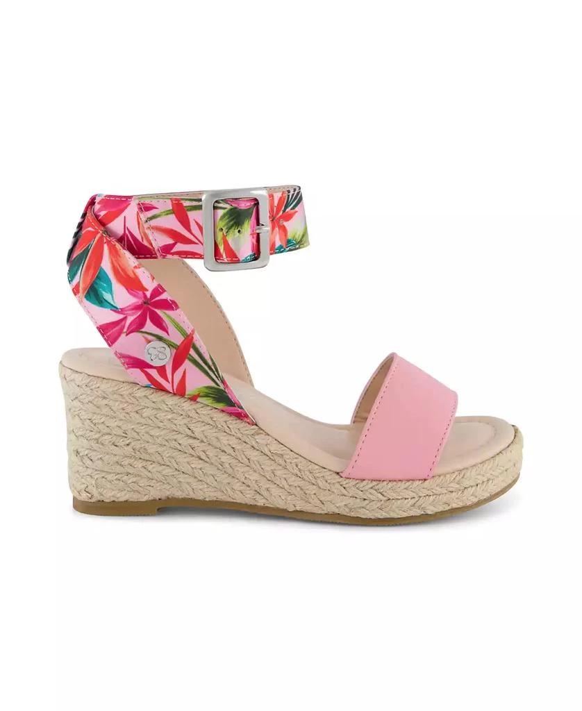 商品Jessica Simpson|Little and Big Girls Asha Cuff Wedge Open Toe Sandals,价格¥270,第2张图片详细描述