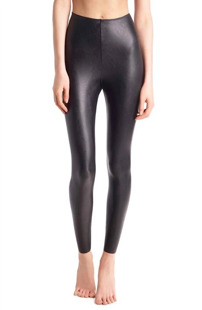 商品Commando|Faux Leather Leggings In Cocoa,价格¥362,第1张图片