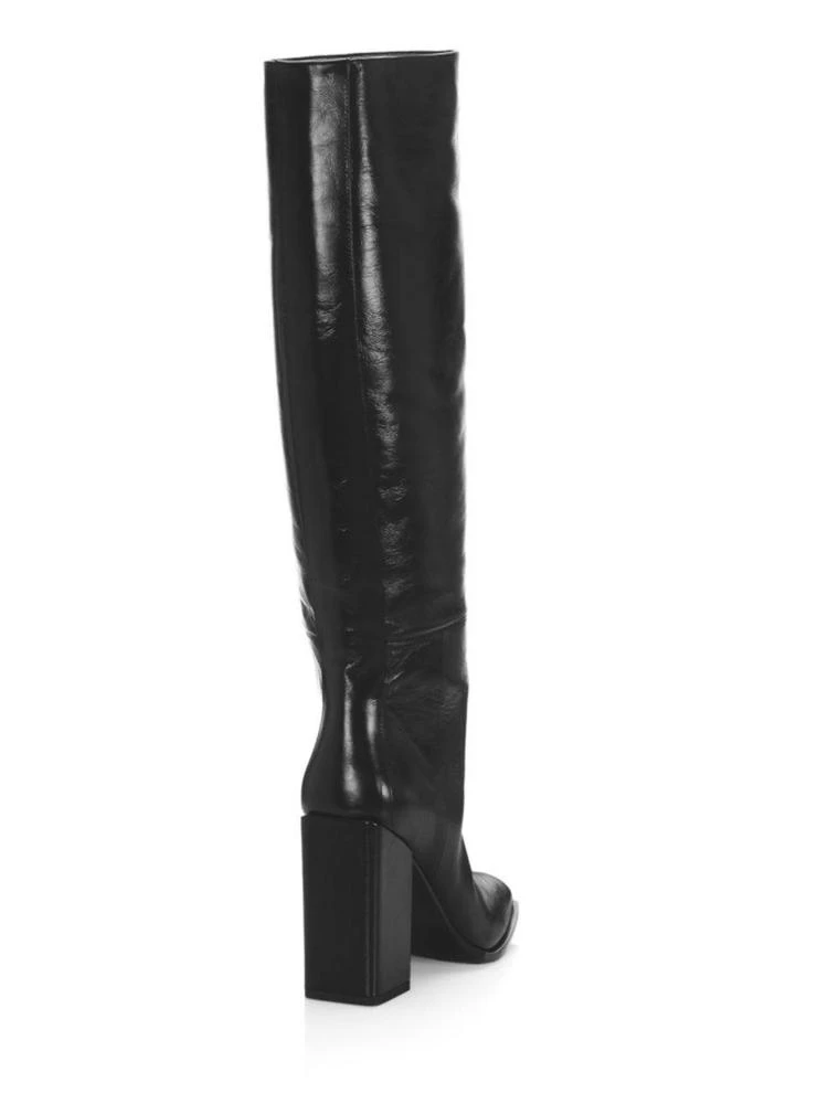 商品Yves Saint Laurent|Jodie 105 Leather Knee-High Boots,价格¥4483,第2张图片详细描述