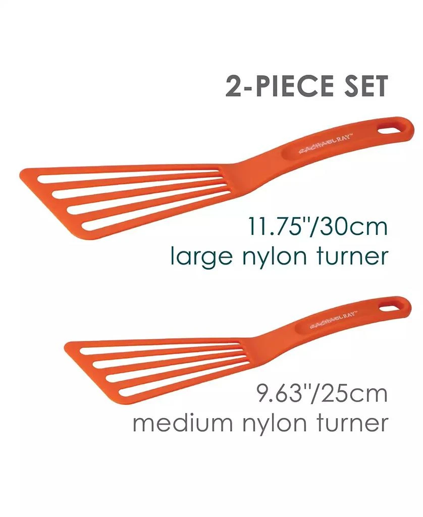 商品Rachael Ray|Bakeware Oven Lovin' Nonstick Double Batch Cookie Pan and Utensil Set, 4-Pc., Orange Handles,价格¥267,第4张图片详细描述