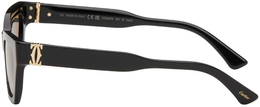 商品Cartier|Black Cat-Eye Sunglasses,价格¥4841,第3张图片详细描述