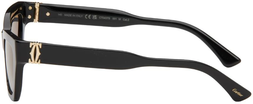 商品Cartier|Black Cat-Eye Sunglasses,价格¥3899,第3张图片详细描述