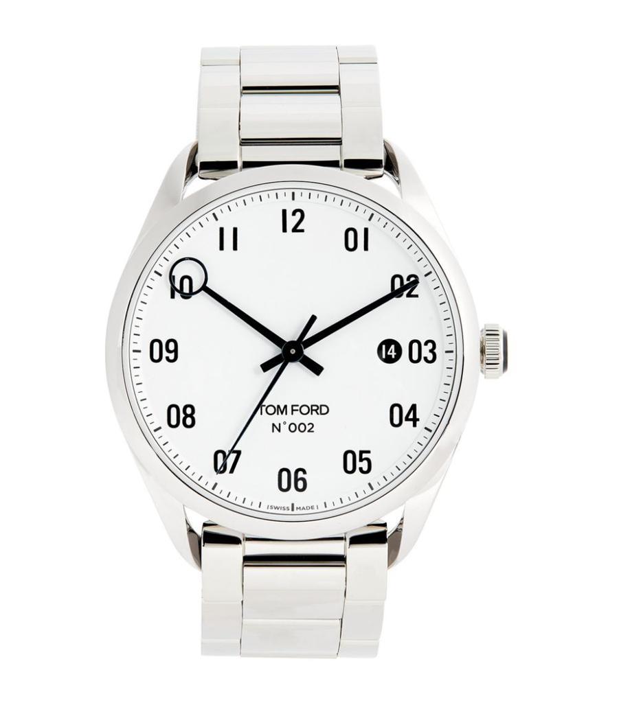 商品Tom Ford|Stainless Steel No. 002 Watch 40mm,价格¥27506,第1张图片