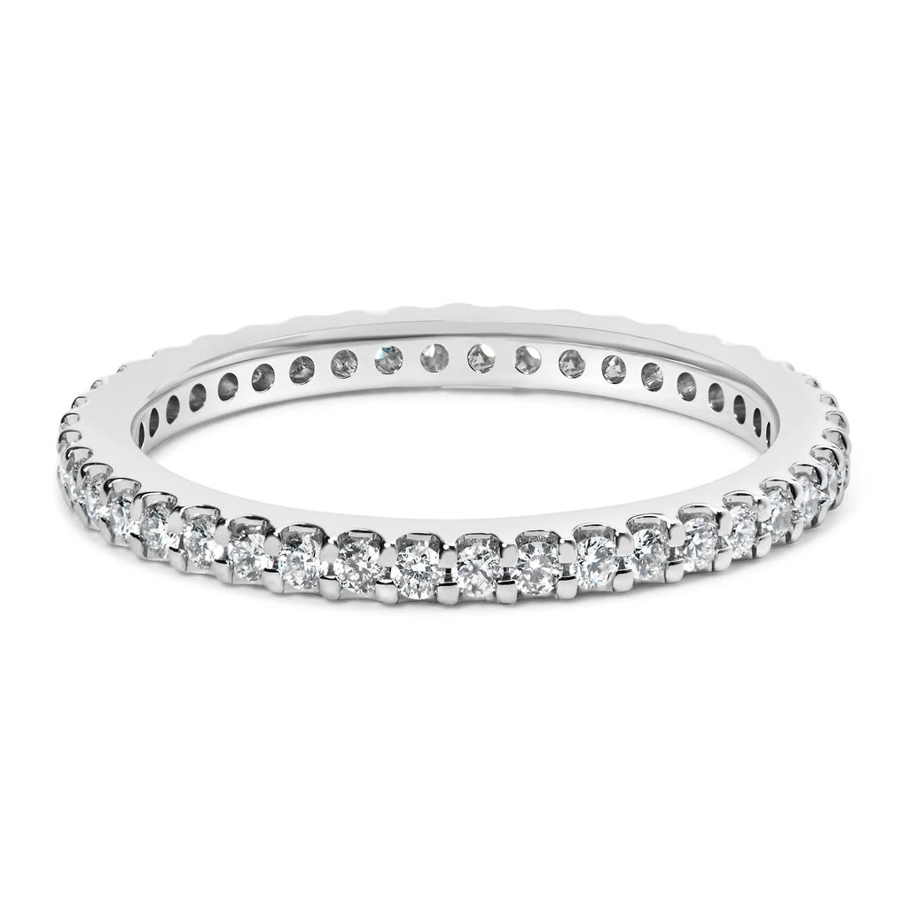 商品Haus of Brilliance|14K White Gold Shared Prong Set Round Diamond Eternity Band Ring,价格¥13008,第1张图片