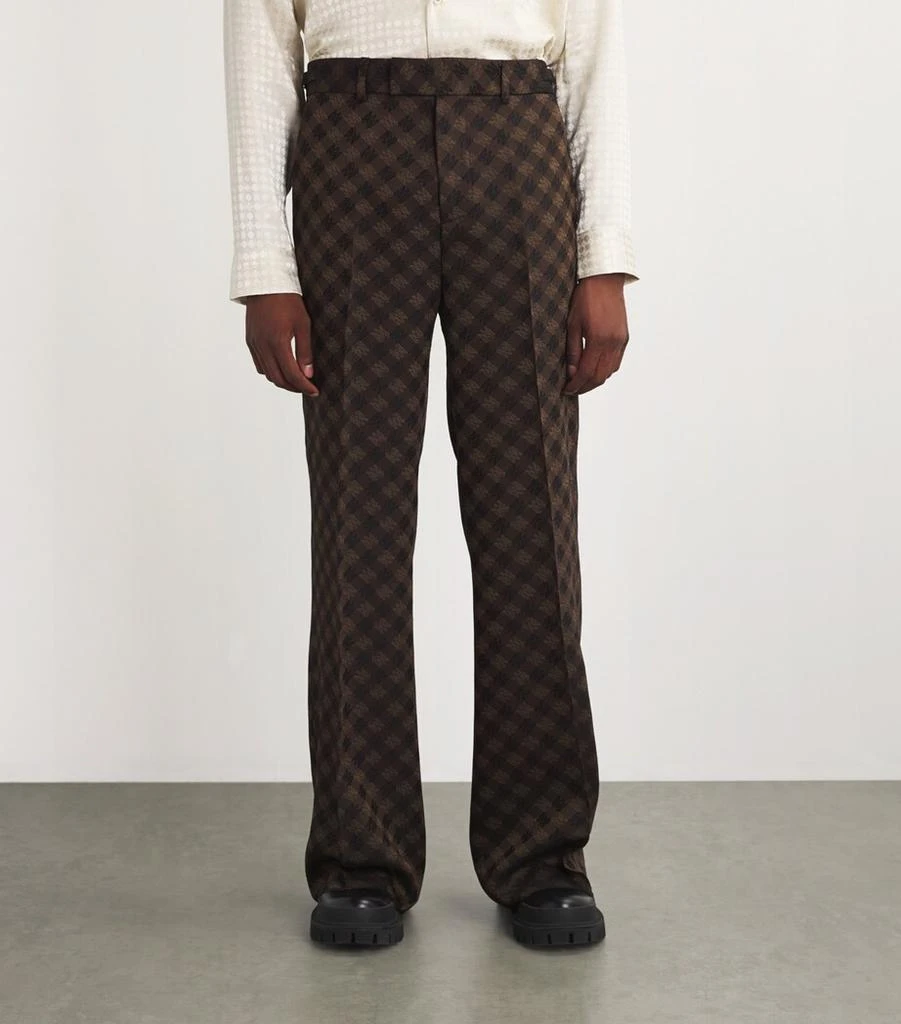 商品AMIRI|Wool-Blend Flared Trousers,价格¥7277,第3张图片详细描述