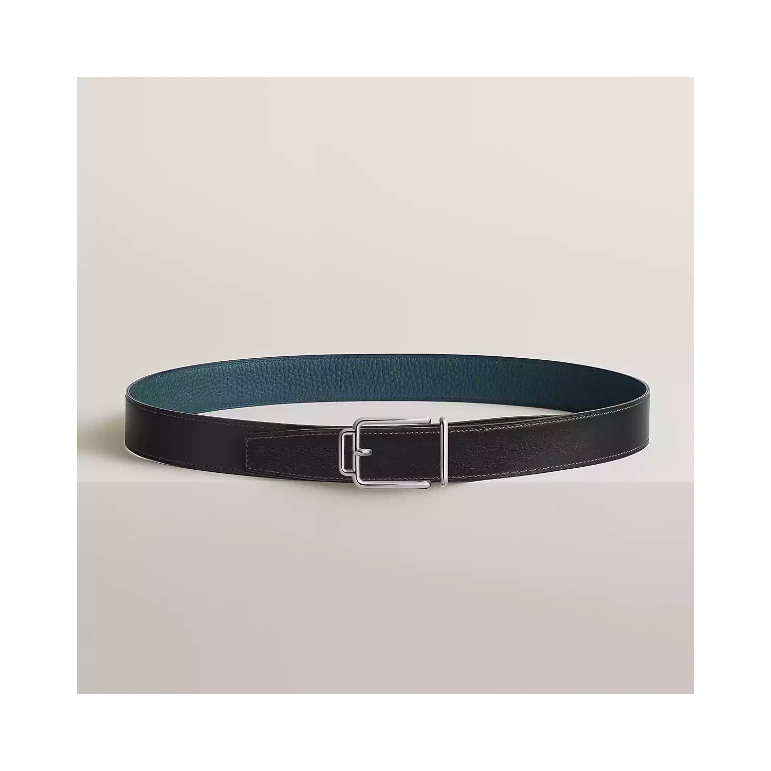 商品Hermes|【预售】 爱马仕 25春夏 男士 腰带 Boucle de ceinture réversible Volte-face & Cuir de ceinture réversible 32 mm H011779UK05 | H073967CAAD ,价格¥8503,第1张图片