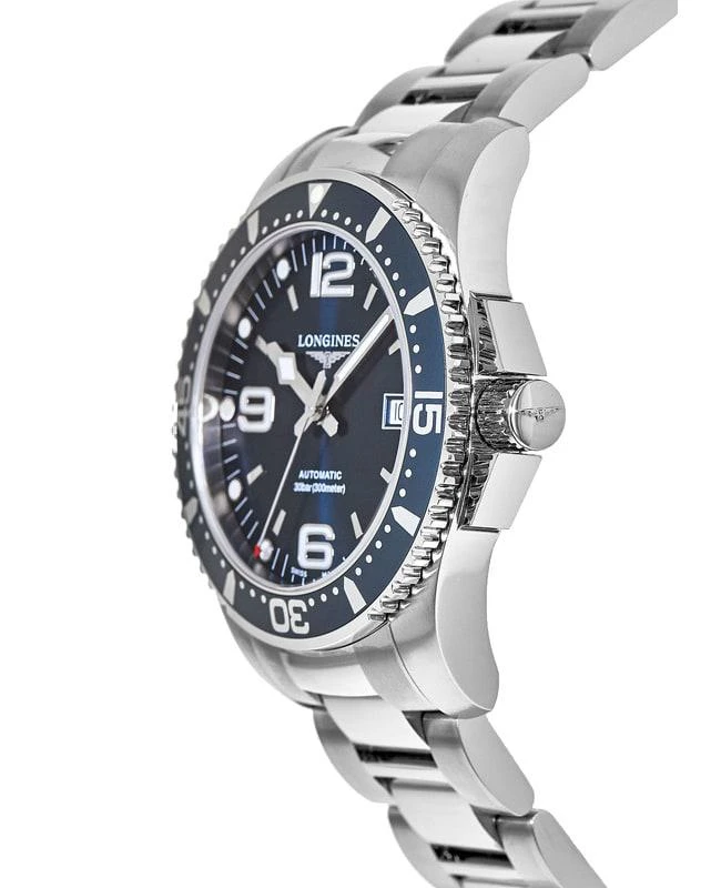 商品Longines|Longines HydroConquest Automatic 41mm Blue Dial Steel Men's Watch L3.742.4.96.6,价格¥7193,第3张图片详细描述