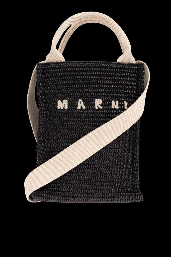 商品Marni|Marni Logo Embroidered Shoulder Bag,价格¥2940,第1张图片