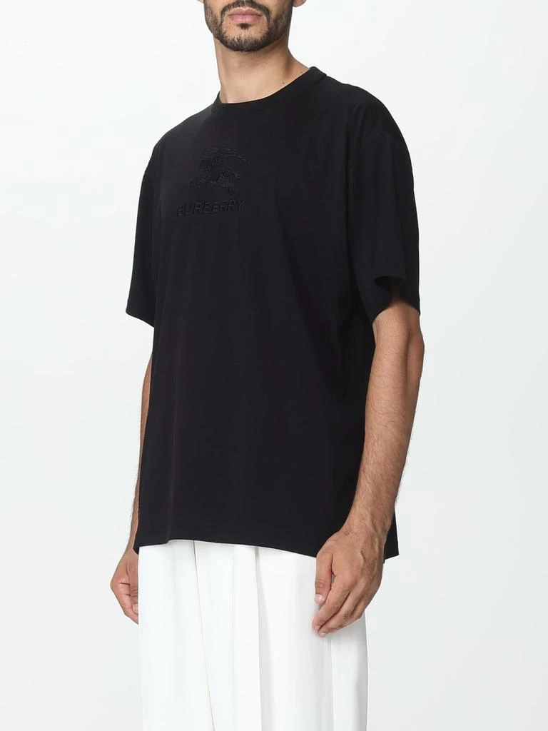 商品Burberry|Burberry cotton t-shirt with embroidery,价格¥4073,第4张图片详细描述