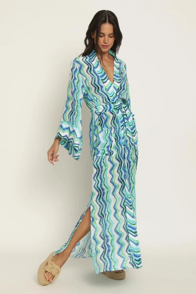 商品预计3周后发货 MARLEA Monte-Carlo|Kimono Laurina - Aqua,价格¥789,第5张图片详细描述