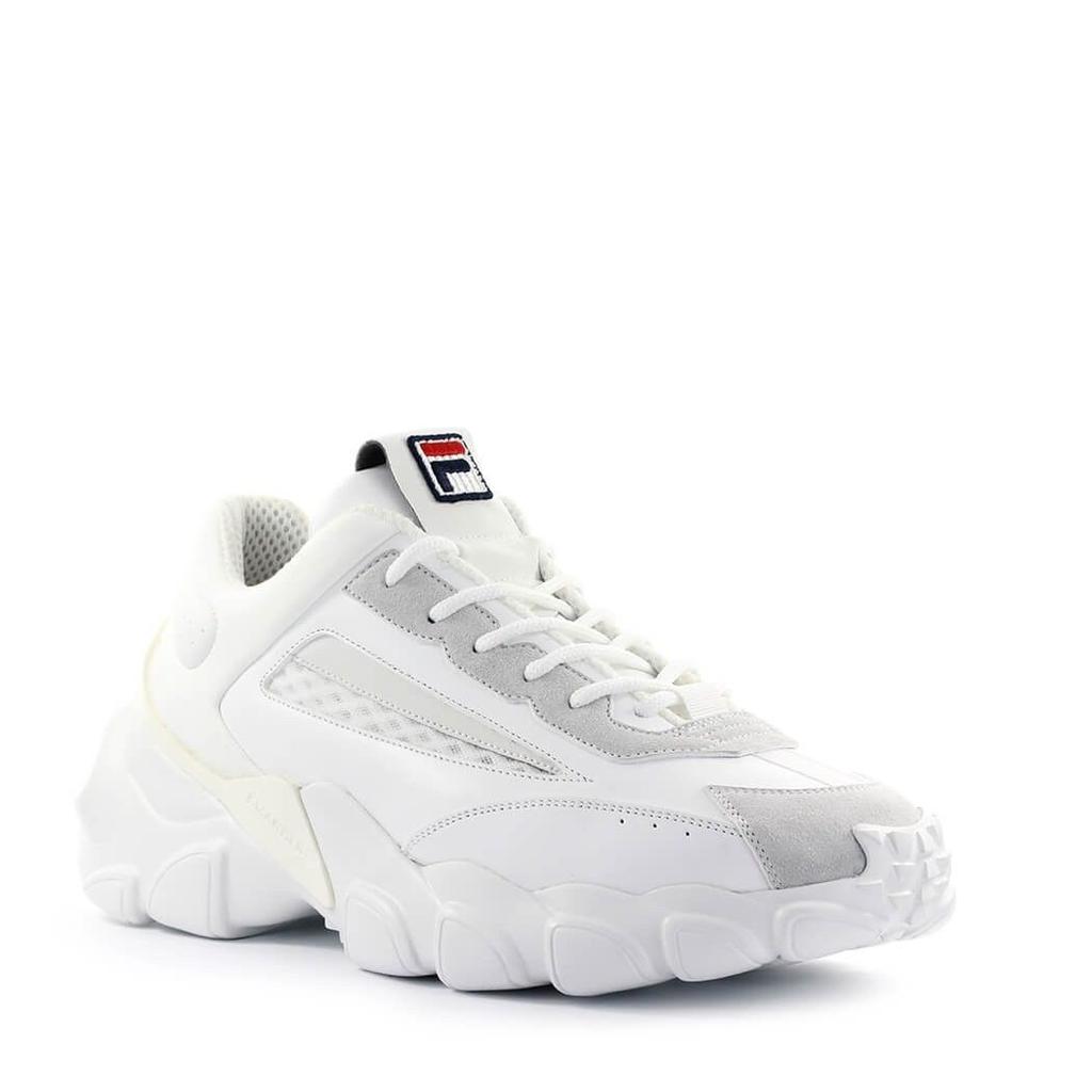 Fila Men's  White Leather Sneakers商品第2张图片规格展示