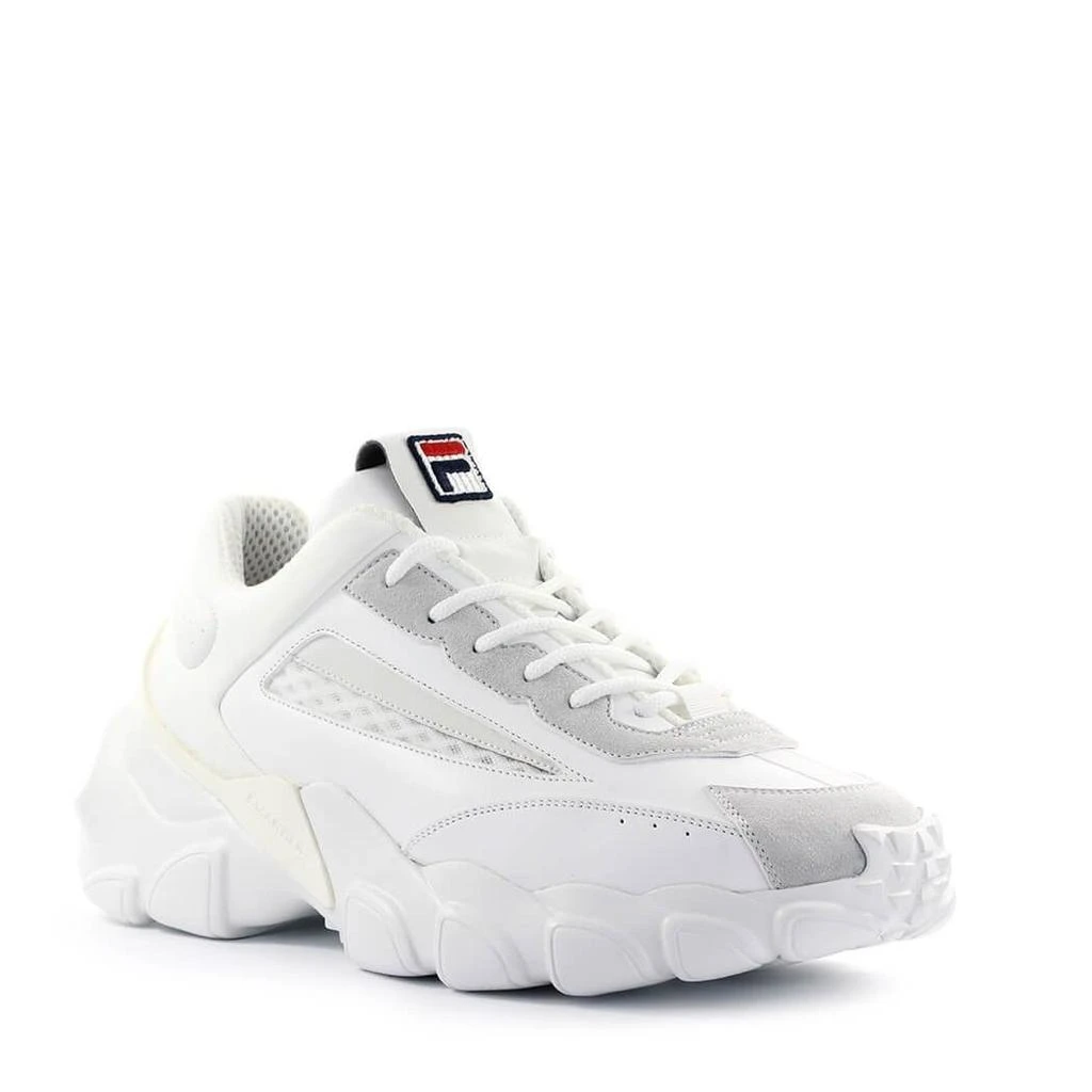 商品Fila|Fila Men&#39;s  White Leather Sneakers,价格¥3009,第2张图片详细描述