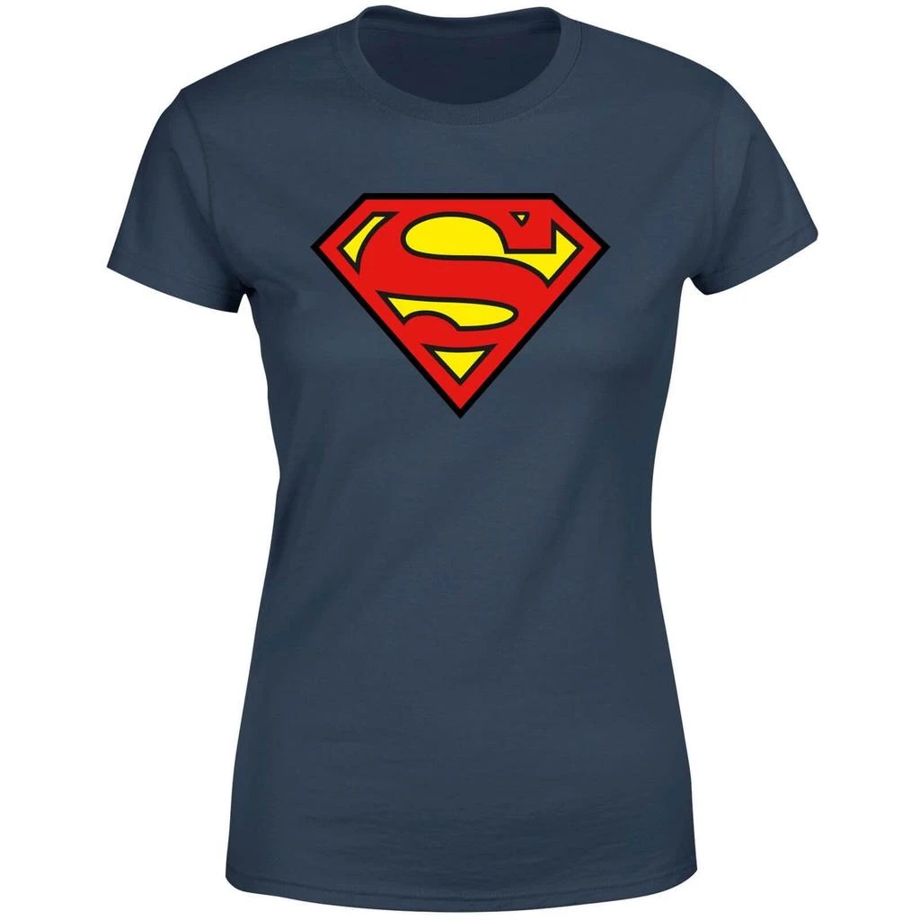 商品Original Hero|Justice League Superman Logo Women's T-Shirt - Navy,价格¥176,第5张图片详细描述