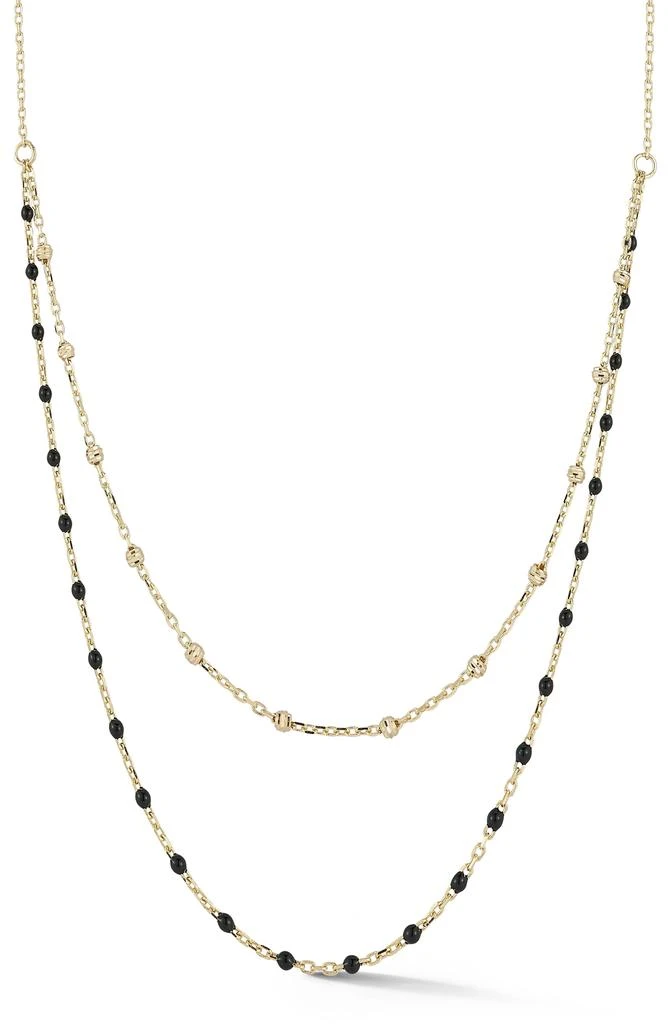 商品Ember Fine Jewelry|Enamel Layered Chain Necklace,价格¥3522,第1张图片