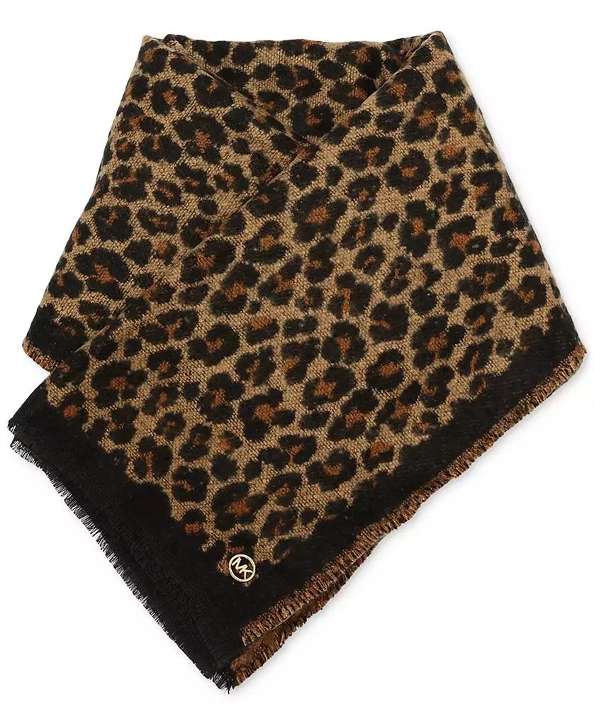 Women's Bouclé Leopard-Print Scarf 商品