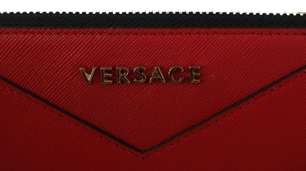 商品Versace|Versace Zip Around Leather Wallet,价格¥3241,第5张图片详细描述