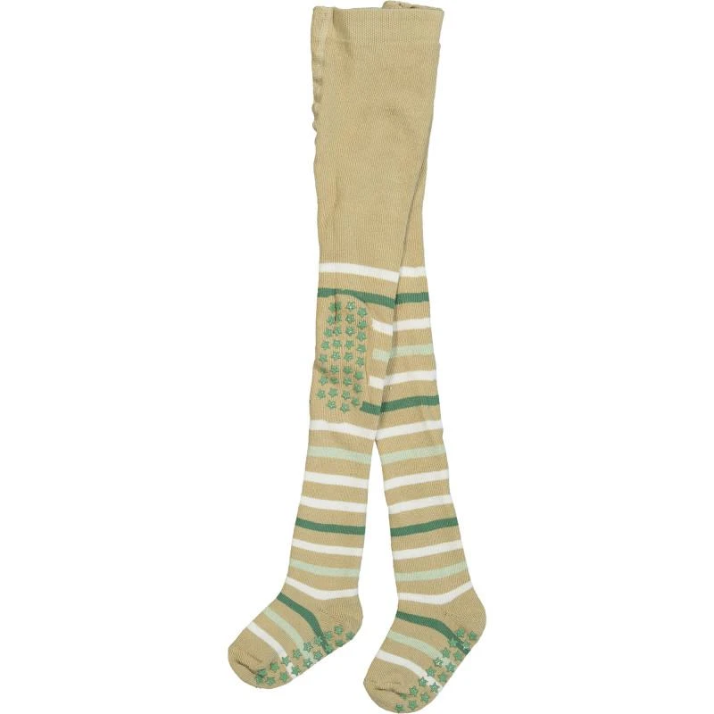 商品FALKE|Striped baby tights with non slip detailing in olive green,价格¥213,第2张图片详细描述