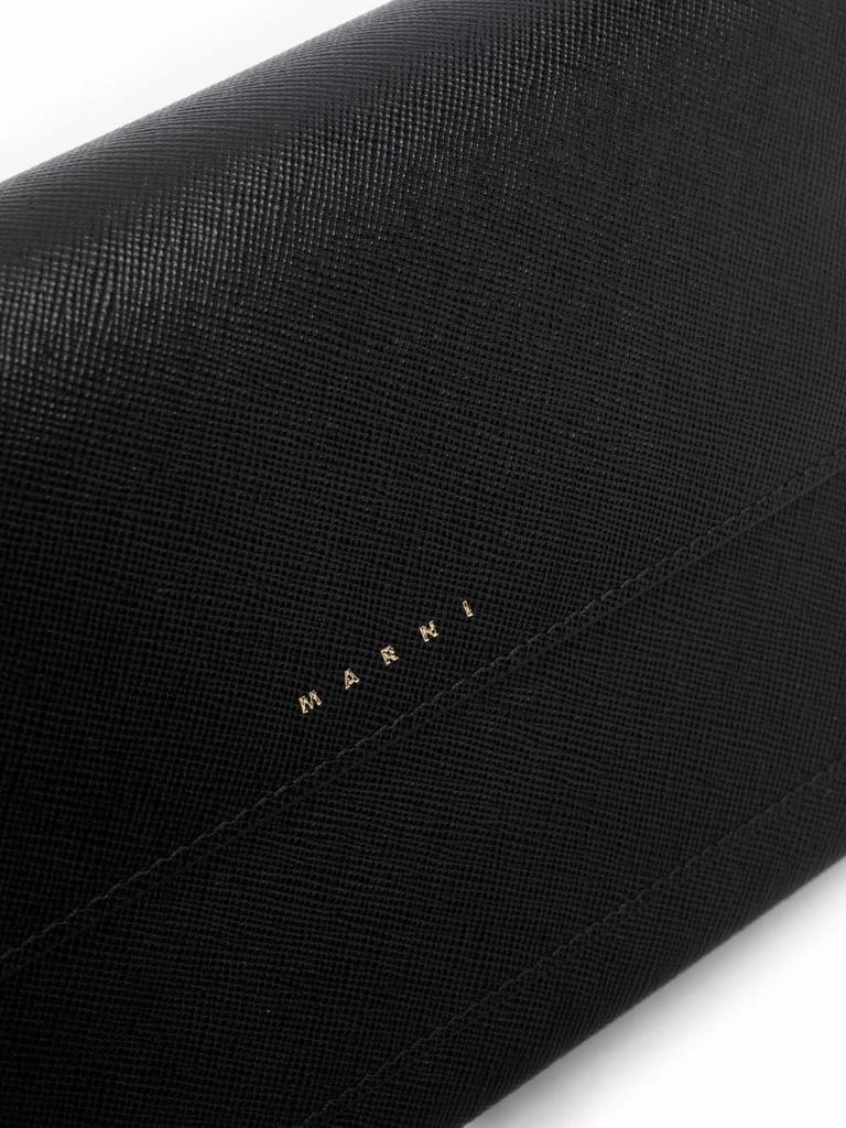 Marni Women's  Black Leather Shoulder Bag商品第5张图片规格展示