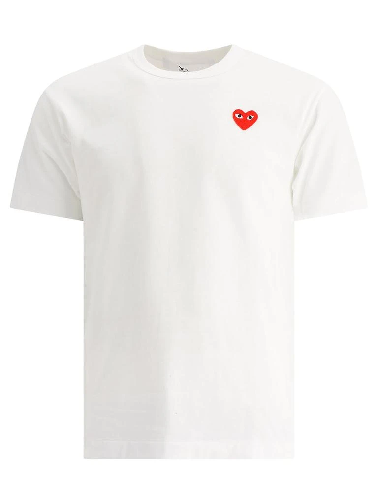 商品Comme des Garcons|Comme des Garçons Play Heart Logo Patch Crewneck T-Shirt,价格¥347-¥467,第1张图片