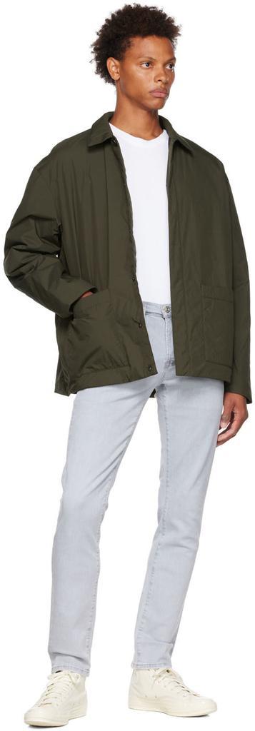 商品FRAME|Green Puffy Workwear Jacket,价格¥2162,第6张图片详细描述