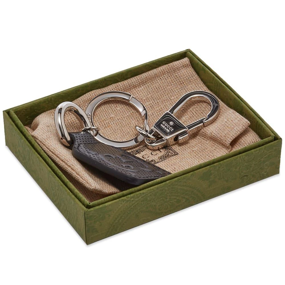 商品Gucci|Gucci GG Embossed Keyring,价格¥1672,第3张图片详细描述