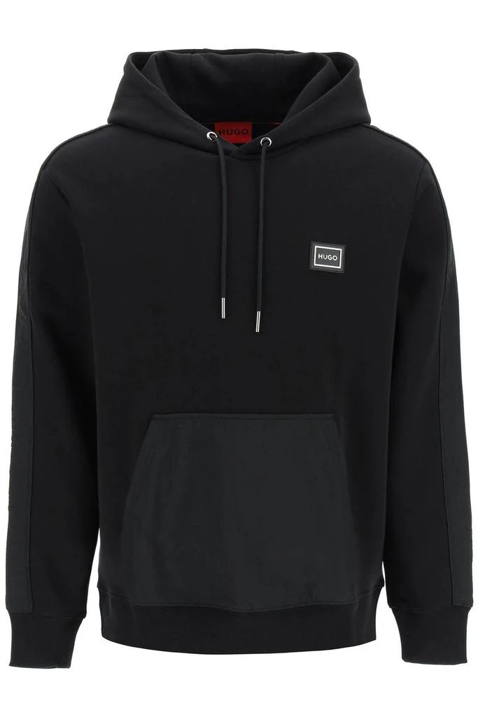 商品Hugo Boss|HOODIE WITH FRAMED LOGO,价格¥495,第1张图片