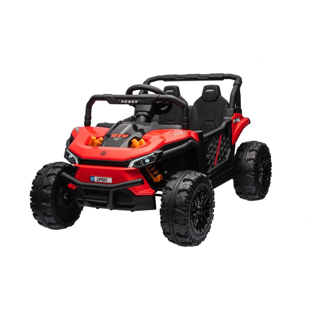 商品Streamdale Furniture|Streamdale Kids Electric Ride-On Car with Horn,价格¥3395,第4张图片详细描述