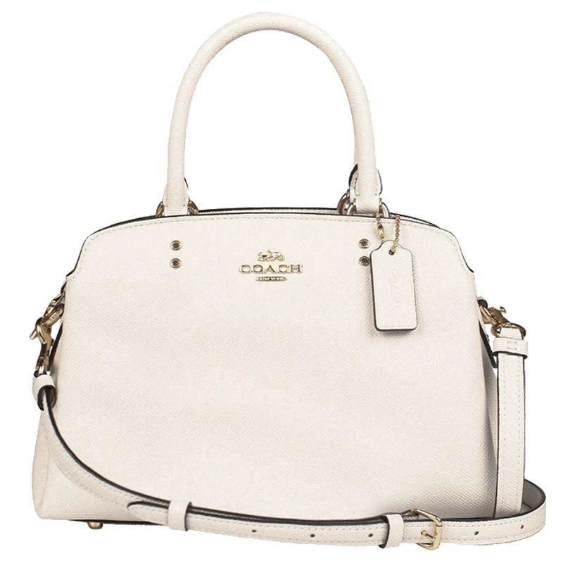 商品Coach|美国直邮 COACH/蔻驰奥莱20新款女士白色单肩手提戴妃包时尚气质优雅,价格¥2756,第4张图片详细描述
