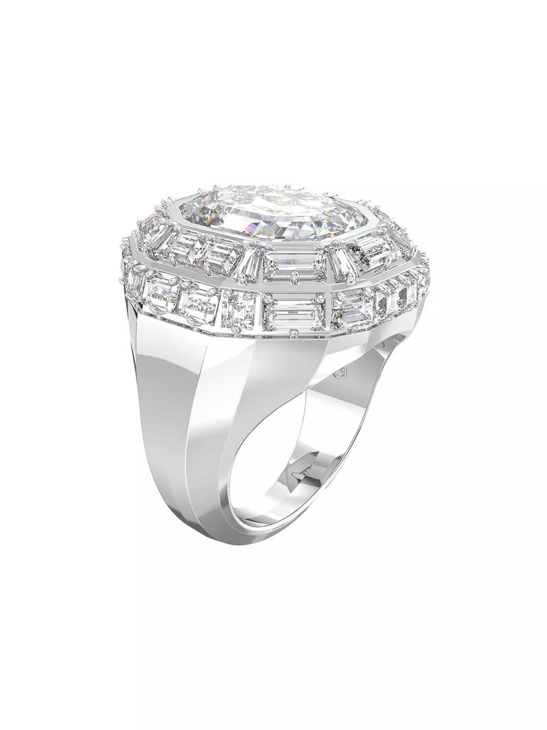 商品Swarovski|Mesmera Rhodium-Plated & Crystal Octagon Ring,价格¥2095,第1张图片