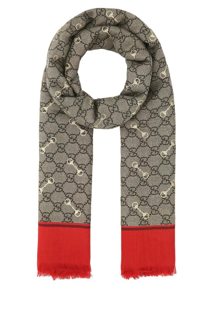 商品Gucci|Printed modal blend foulard  Printed Gucci Donna,价格¥3920,第1张图片