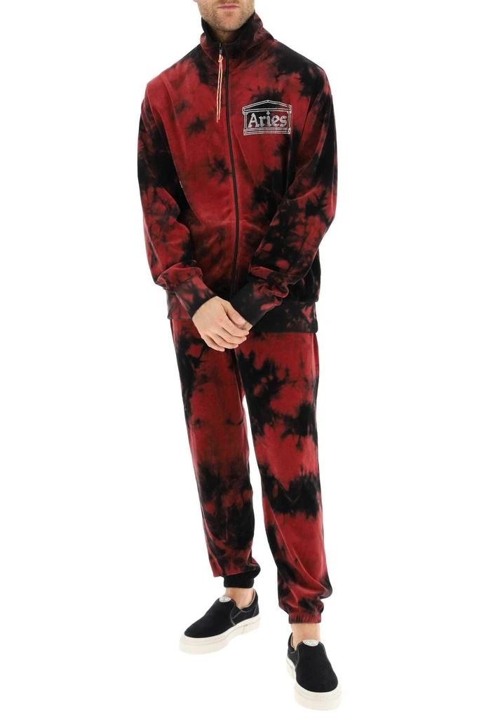 商品Aries|RHINESTONE LOGO VELOUR SWEATPANTS,价格¥1078,第2张图片详细描述