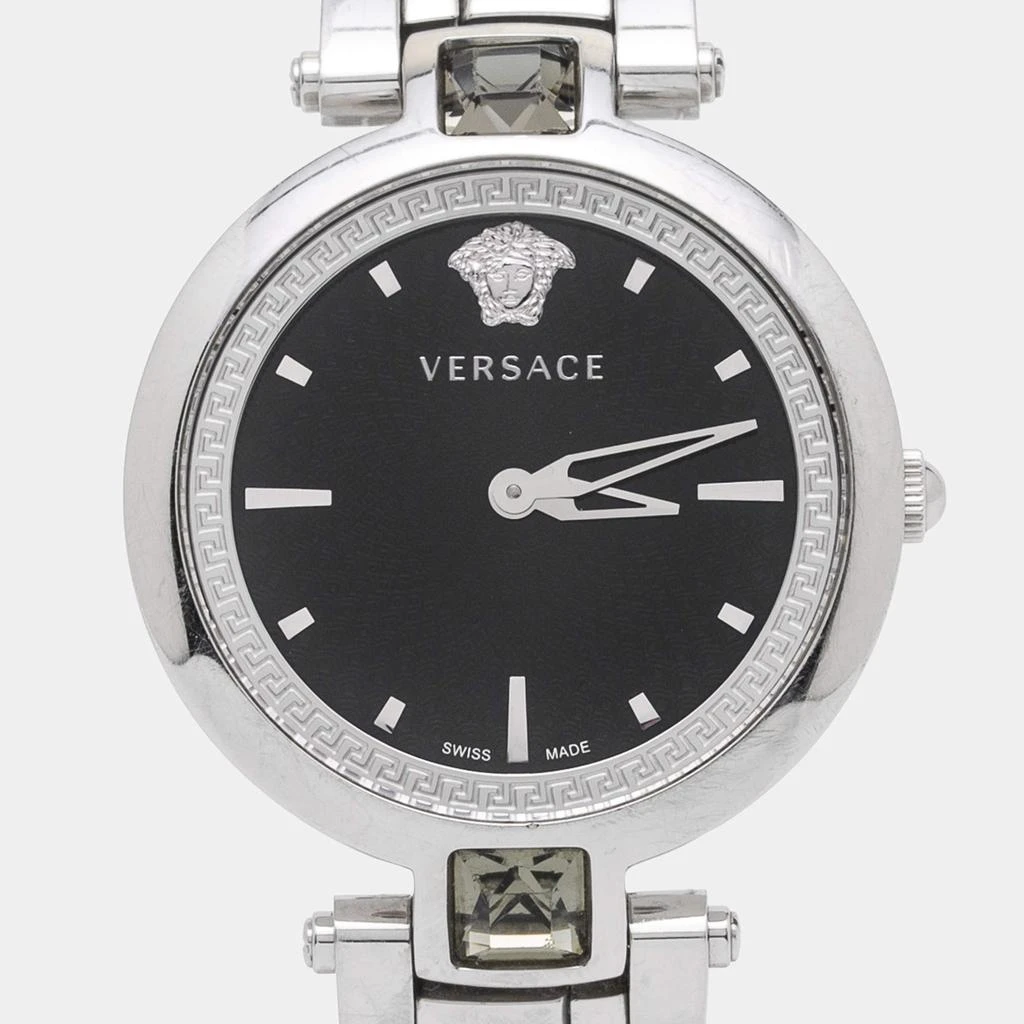 商品[二手商品] Versace|Versace Black Stainless Steel Gleam VAN030016 Women's Wristwatch 37 mm,价格¥2948,第3张图片详细描述