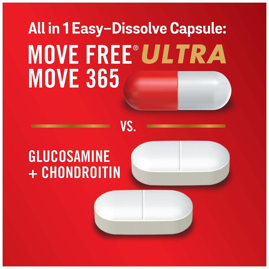 商品Move Free|Ultra Move 365 Joint Supplement, Easy Dissolve Capsule,价格¥223,第7张图片详细描述