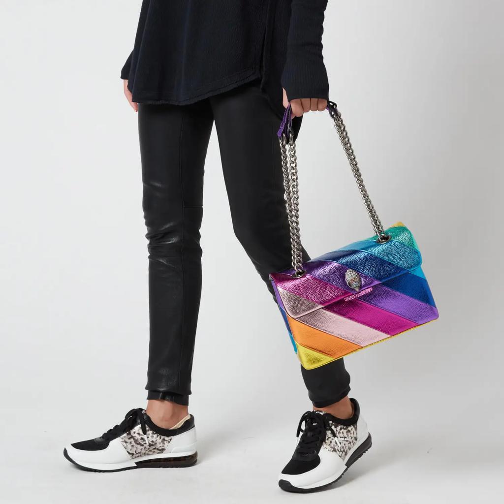 商品Kurt Geiger|Kurt Geiger London Women's Leather Kensington Bag - Metallic,价格¥2352,第7张图片详细描述