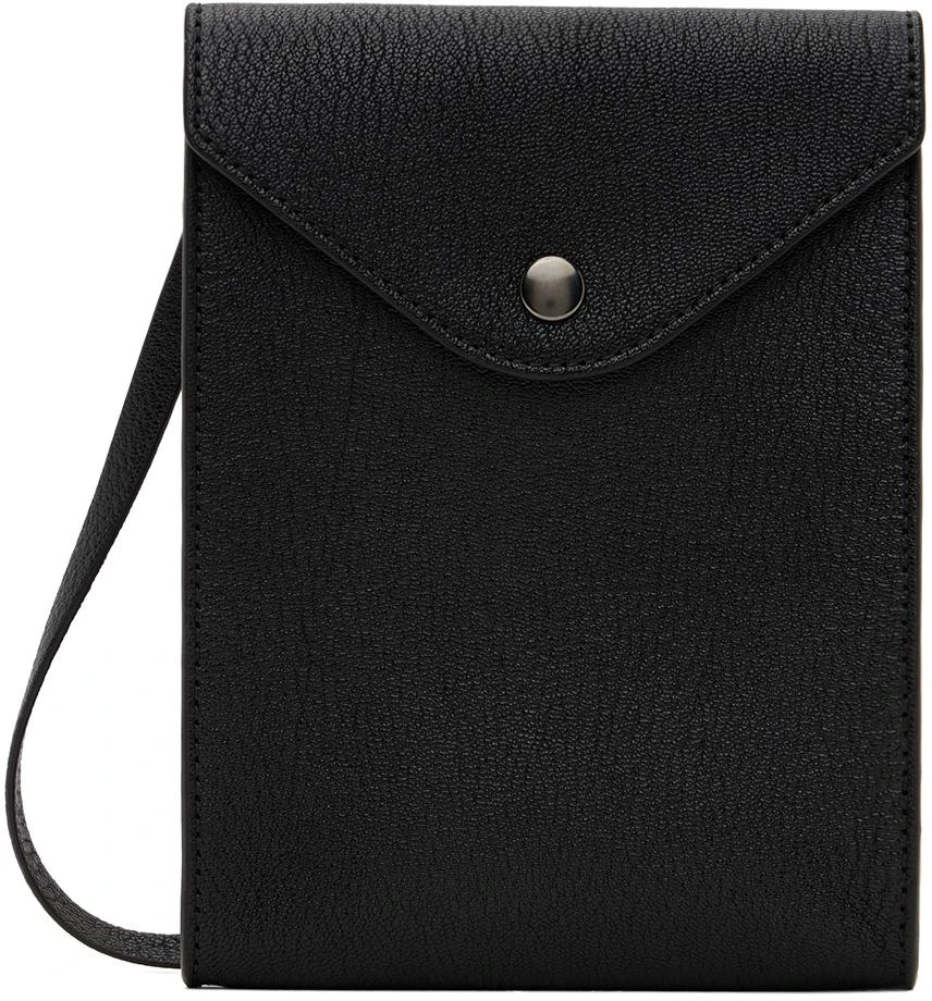 商品Lemaire|Black Enveloppe Strap Shoulder Bag,价格¥3109,第1张图片